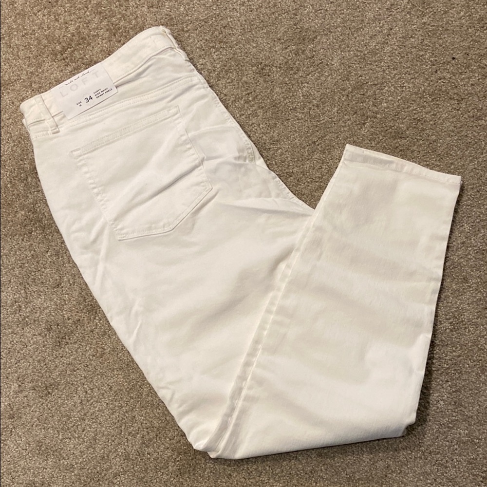 LOFT Curvy High-Waisted Skinny Jeans